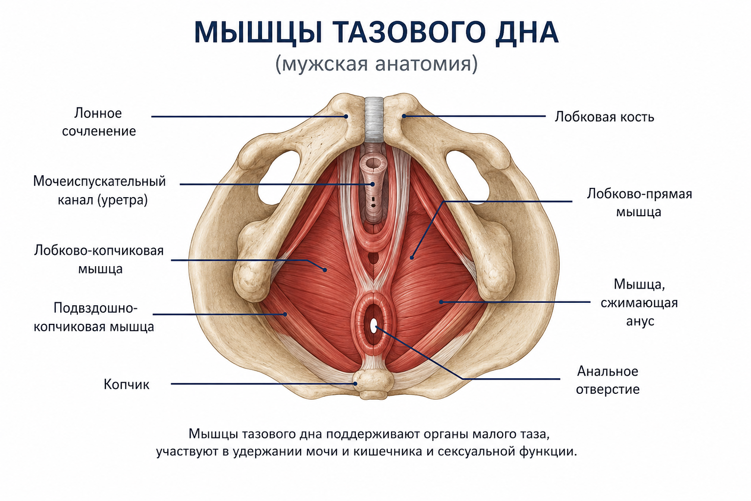 Мышцы тазового дна у мужчин